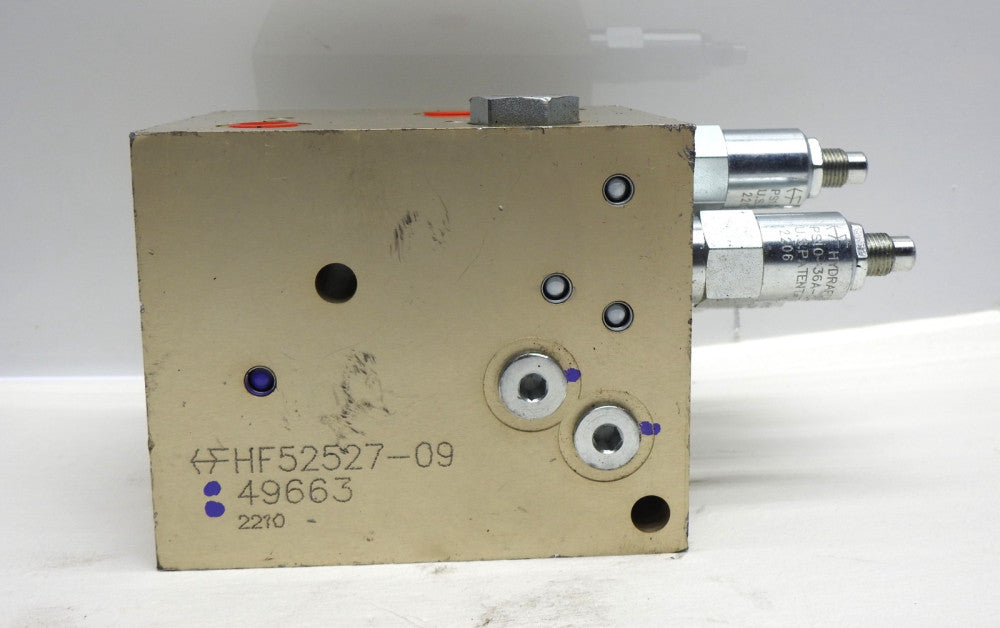HF52527-09 Hydraulic Control Valve Block 49663 w/ CV10-20 022201133 - NEW!