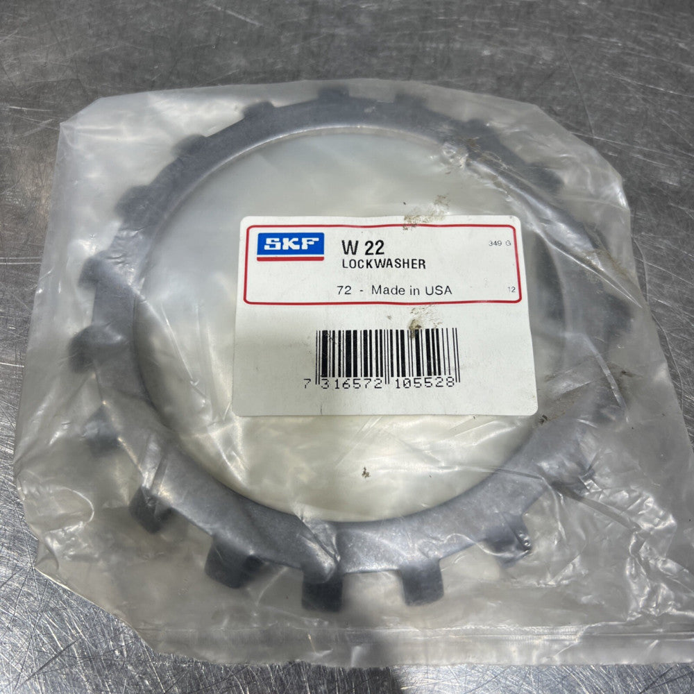 SKF W-22 Bearing Lock Washer 4.325-12 Thread Nos Surplus