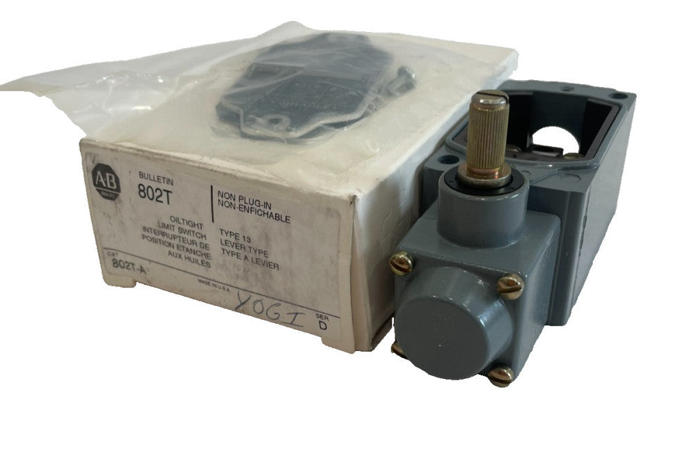 ALLEN BRADLEY 802T-A LIMIT SWITCH SERIES D 802TA NEW, SURPLUS