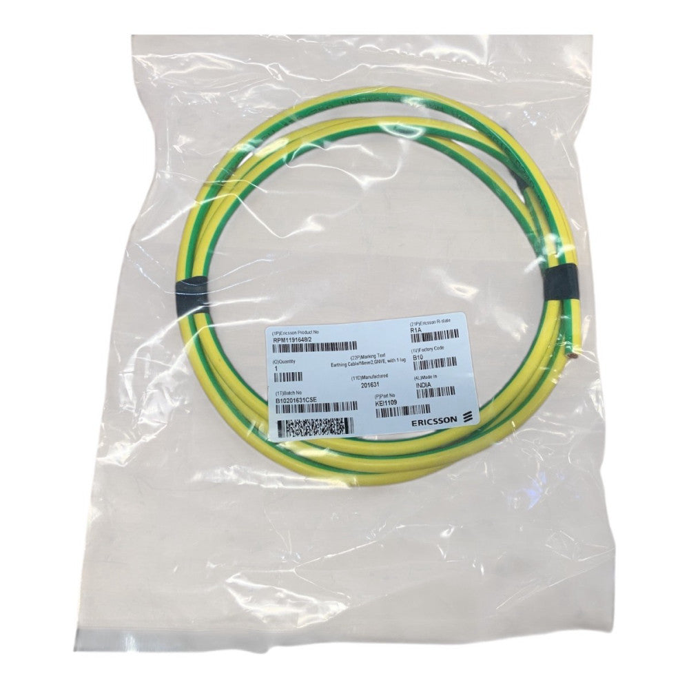 Ericsson  RPM1191648/2  Grounding Cable, Yellow/Green, 450/750V 2998m