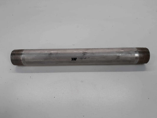   1X10-3/4 Threaded Pipe Nipple 304 Stainless Steel L40  Lot of 4
