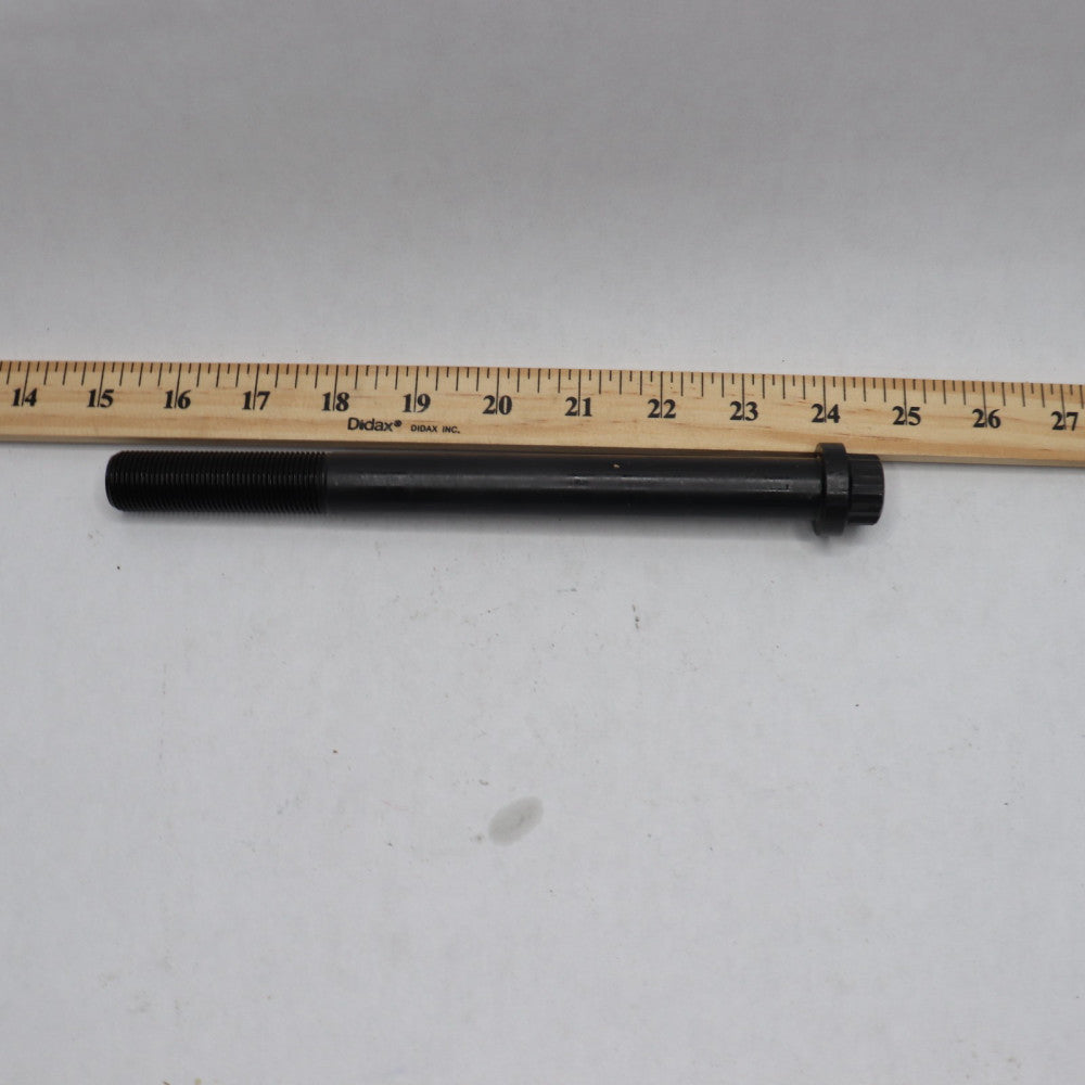 Threaded Hex Head Bolt Black Steel 9" - Missing Washer