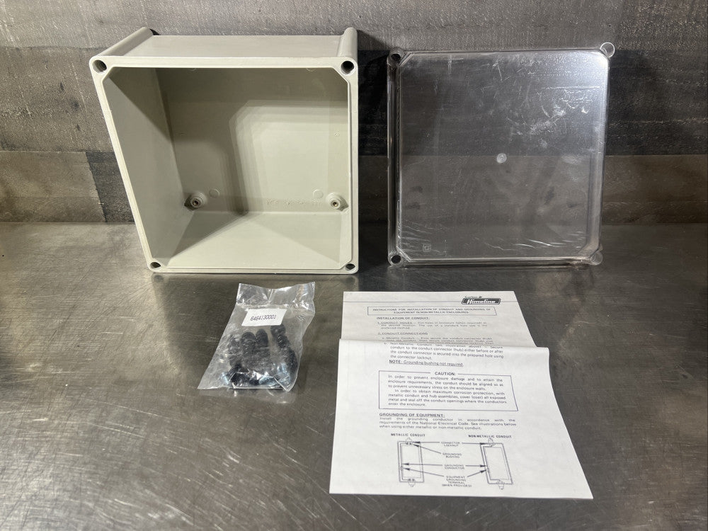 Nos Surplus Carlon HS11A7C Himeline Enclosure Non-Metalic 11x11x7