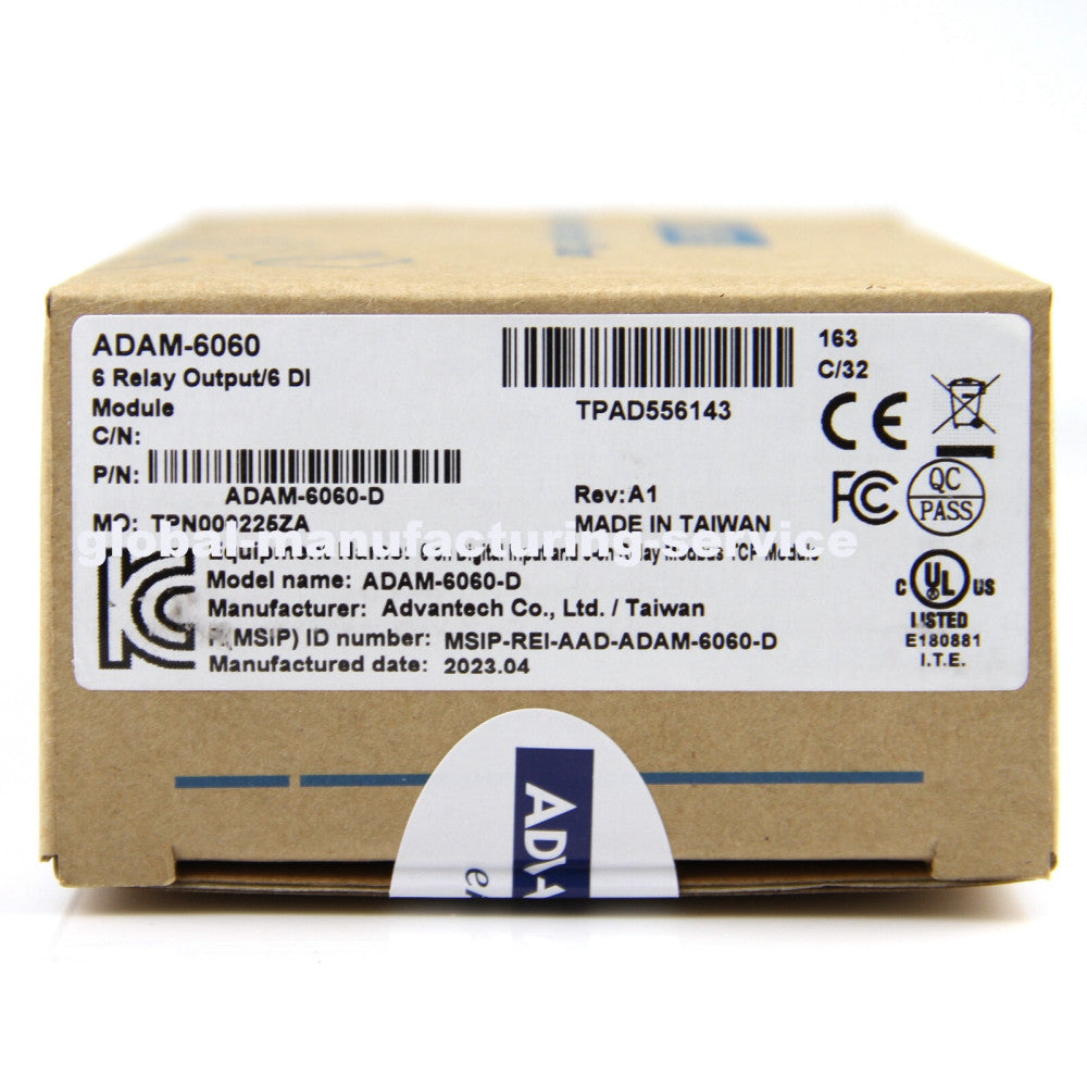 New In Box ADVANTECH ADAM6060 Input & Relay Data Acquisition Module DAQ Ethernet