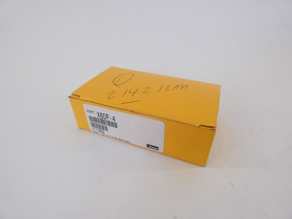 *Box of 200* Parker X60P-4 Tube Plastic Sleeve 1/4" Brass Compression Fitting...