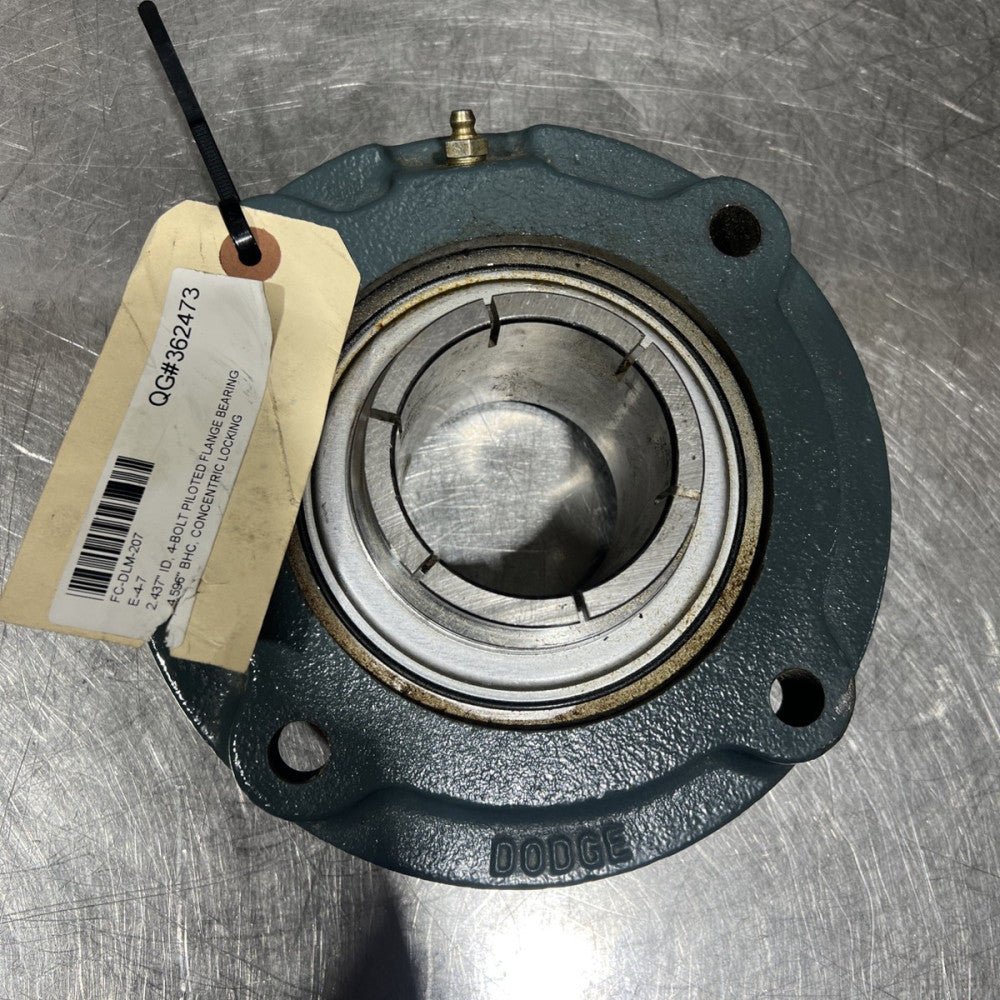 DODGE 128865/FC-DLM-207 Flange Mount Bearing Unit 2 7/16" ID FCDLM207 USA Nos