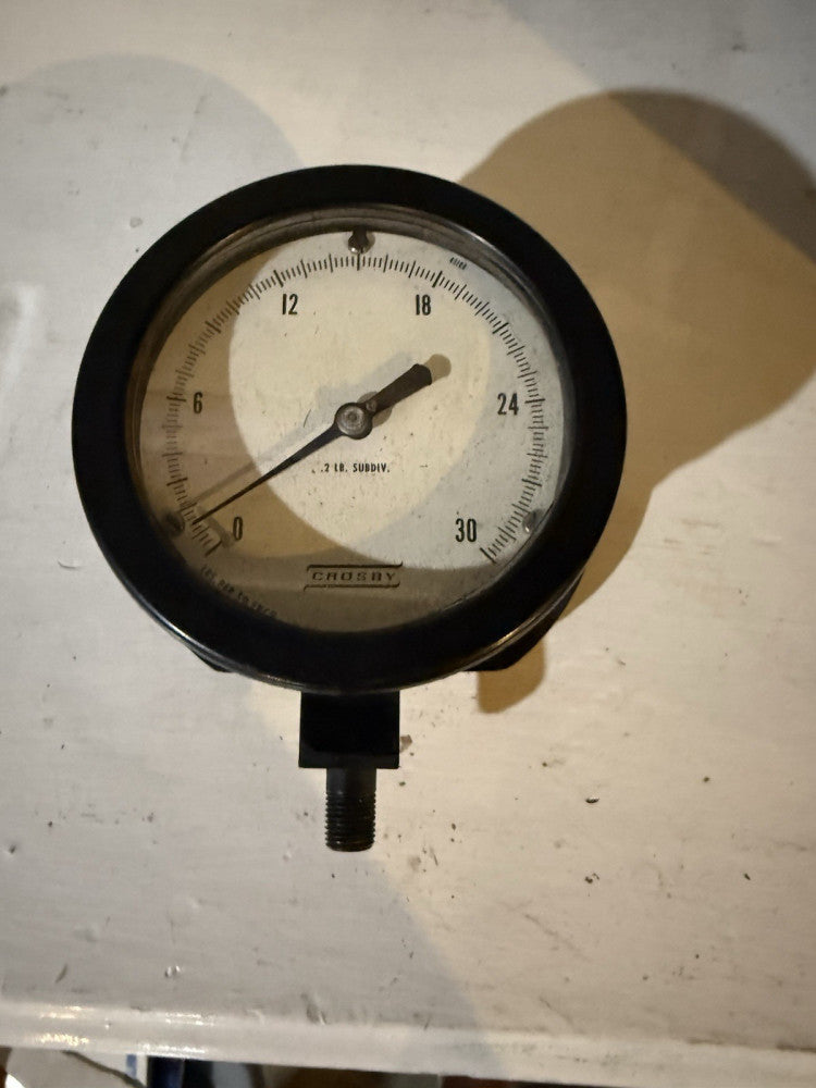 Black Crosby Psi Gauge .2 Lb