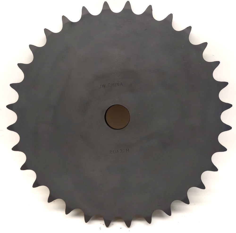 JW 80A32H 1-3/16 A Plate Sprocket 32T 1-3/16" Stock Bore 80A32H1316