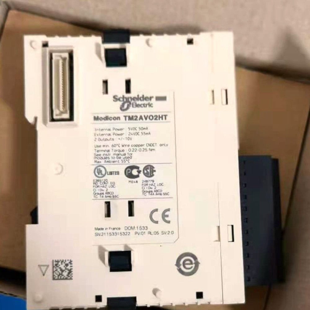 One Brand New SCHNEIDER TM2AVO2HT Programmable Controller 2Out Analog Expansion
