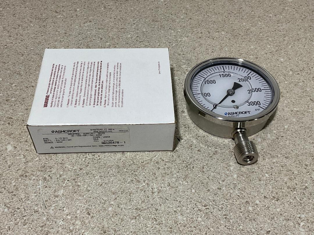 Ashcroft 35-1009-SWL-04L-3000# NEW