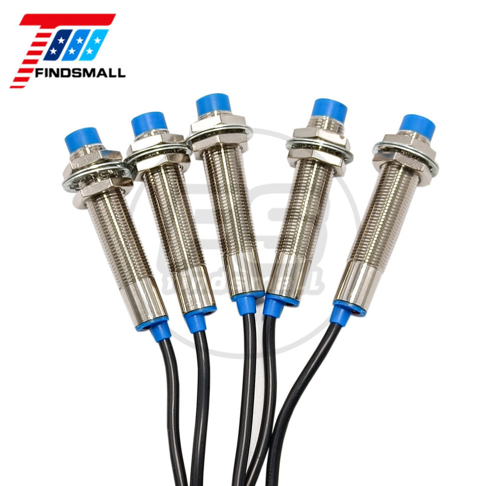 5Pcs M12 12mm LJ12A3-4-Z/AX Inductive Proximity Sensor Switch NPN NC DC6V-36V US