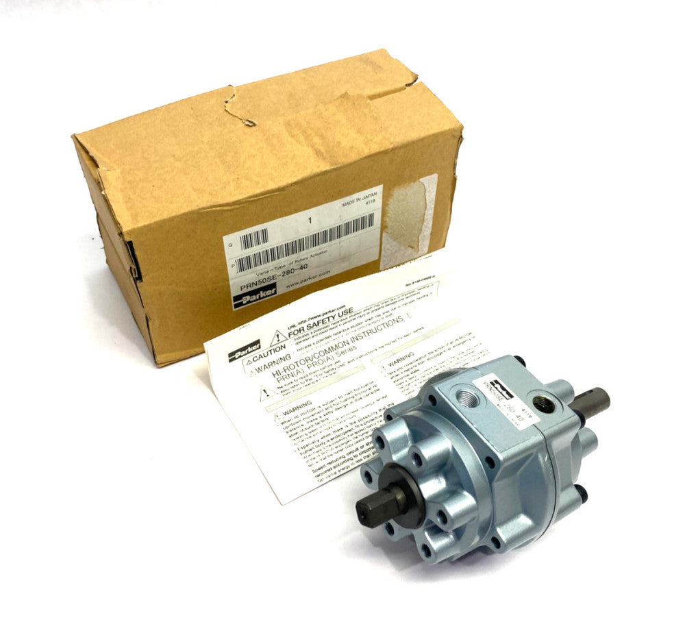 Parker PRN50SE-280-40 Compact Vane-Type Pneumatic Rotary Actuator