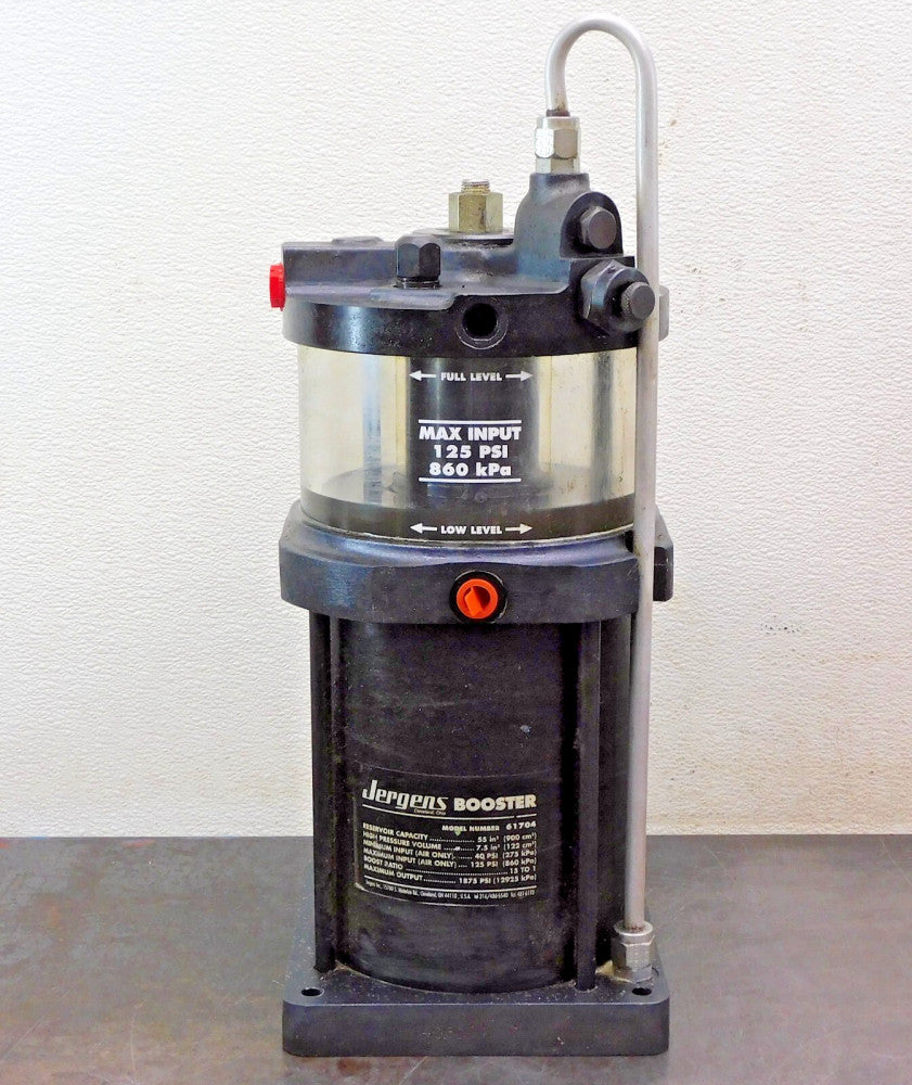 Jergens 61704 Standard Pneu-Oil Booster 15:1 Ratio 1875 PSI