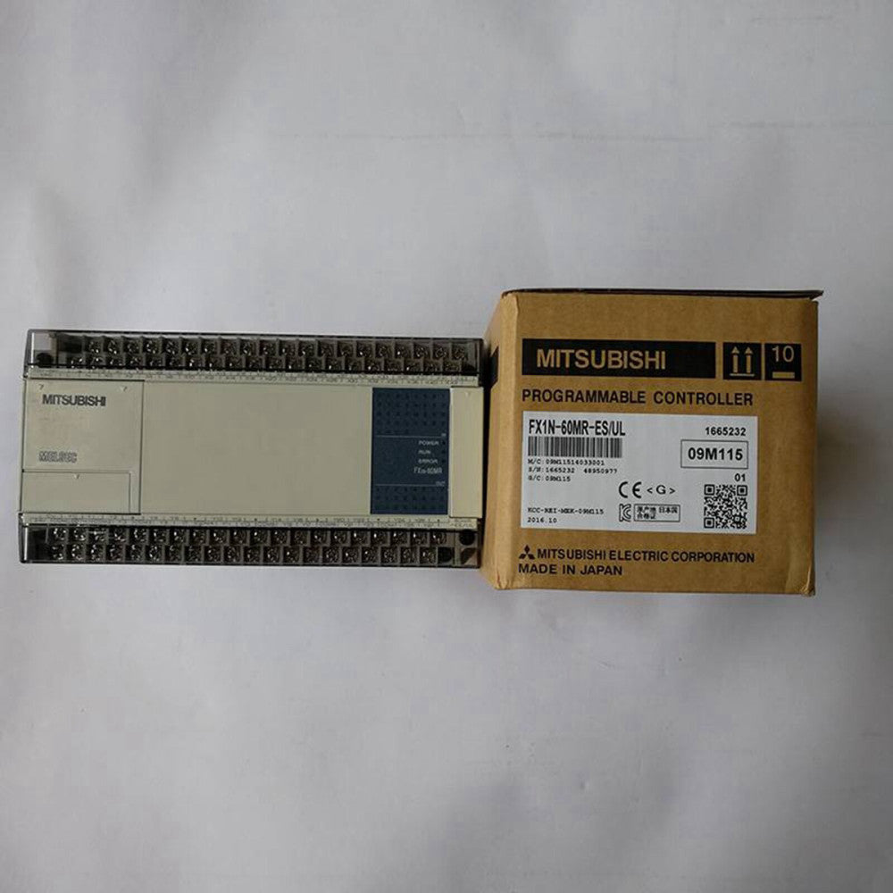 One Brand New MITSUBISHI FX1N-60MR-ES/UL Programmable Logic Controller