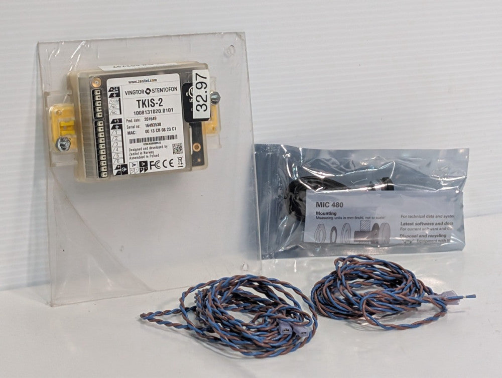 Zenitel Vingtor-Stentofon TKIS-2 IP Substation Kit 1008131020.0101 w/ MIC 480
