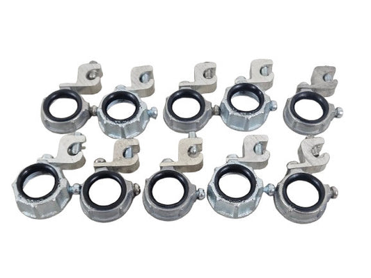 (10) 3/4" Ground Bushing Insulated 14-4 Zinc Bridgeport 382-DC Topaz