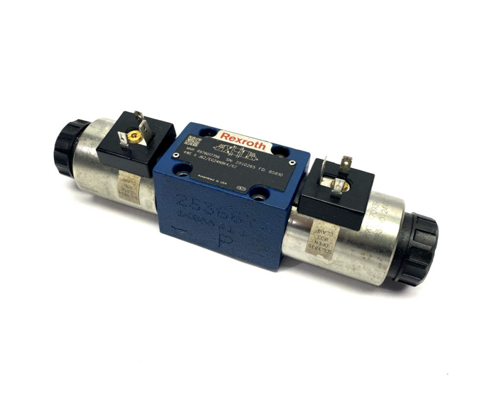 Bosch Rexroth R978017756 Directional Spool Valve 4WE6J62/EG24N9K4/62