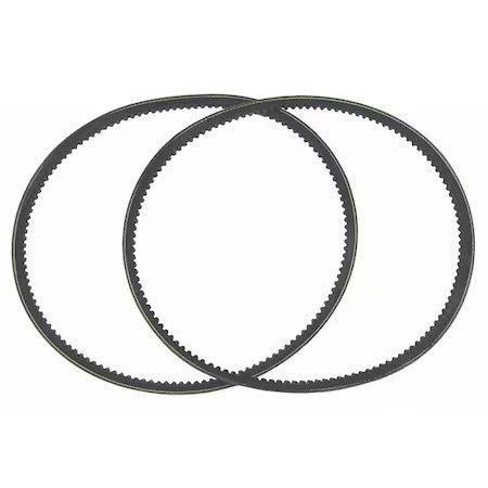 POWERFLITE AX28-2 AX28 Cogged V-Belt, 30" Outside Length, 1/2" Top Width, 1 Ribs