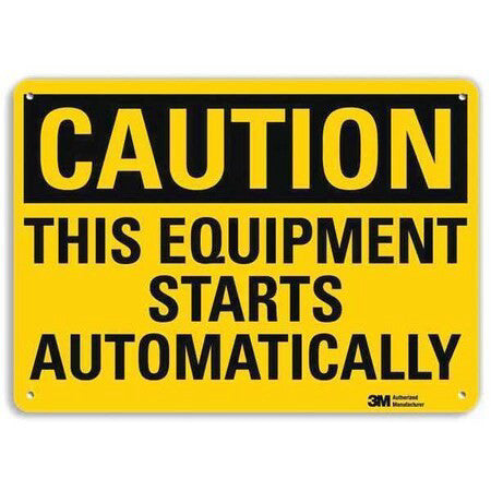 Lyle U4-1709-Ra_10X7 Safety Sign, 7 In Height, 10 In Width, Aluminum, Vertical