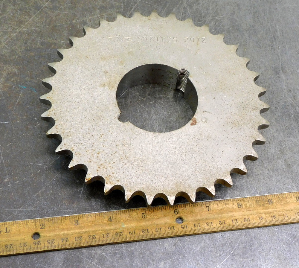 Martin 50BTB35 Roller Chain Sprocket #50 35 Teeth 2-5/8" Bore