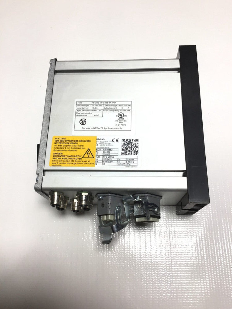 REO REOVIB MFS 268-6A-IP54 Controller for Vibrating Conveyors 110/240V ...