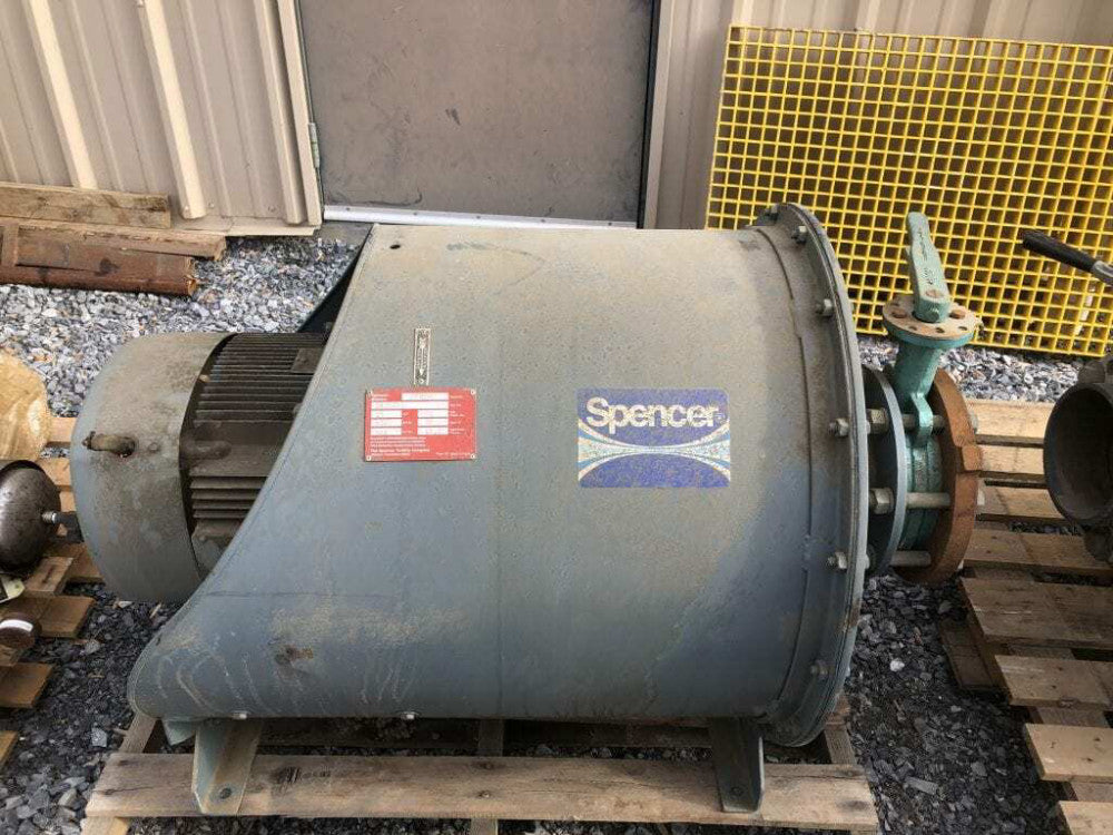 Spencer 24104B1 15HP Multistage Fabricated Centrifugal Blower 364CFM 3500RPM