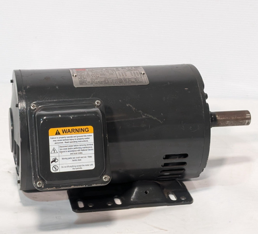 Dayton Electric 4LX07G industrial AC motor, 3HP, 1735RPM, 3PH, 4-Pole, ODP, 56HZ
