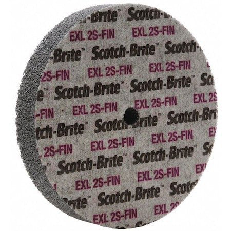 Scotch-Brite 7000046026 Unitized Wheel, 6 In Dia, 1 In W, 1/2 In Arbor Hole