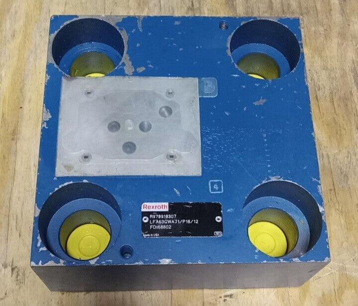 NEW REXROTH HYDRAULIC CONTROL LOGIC VALVE BASE  R978918307/LFA63GWA7X/P18/12