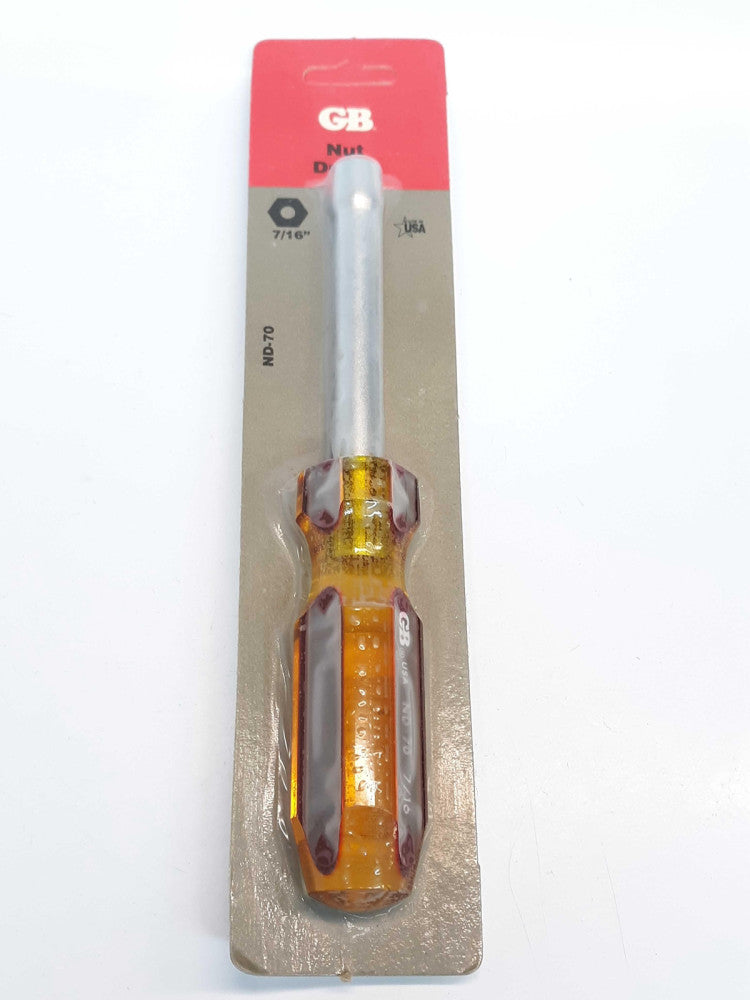 GB Electrical ND-70 Hollow Shaft Nut Driver 7/16" 