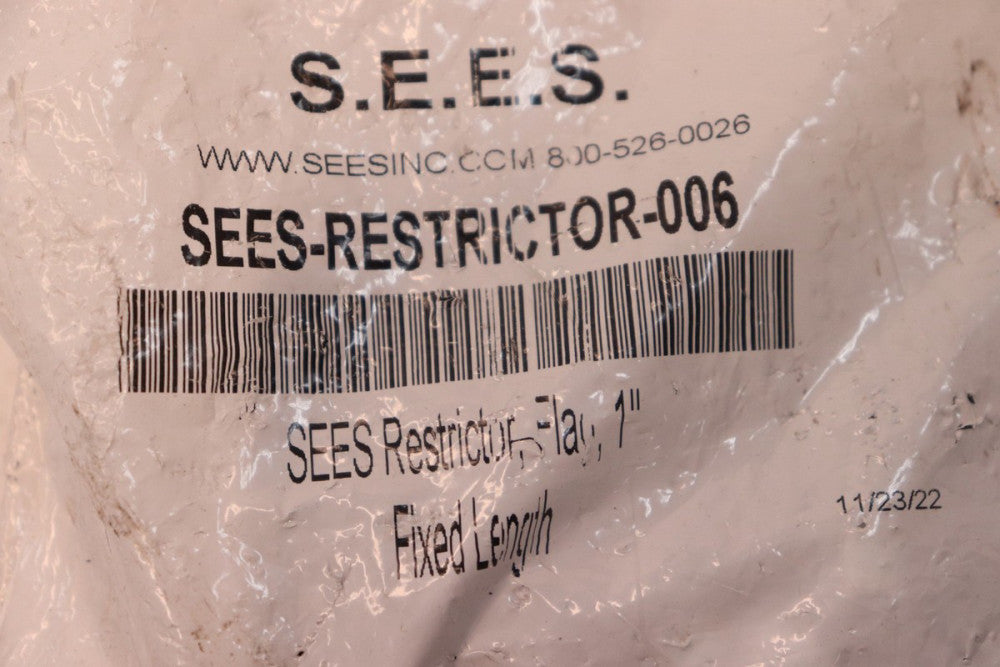 SEES Elevator Door Restrictor Flag Small Adjustable 1.25"-2"  