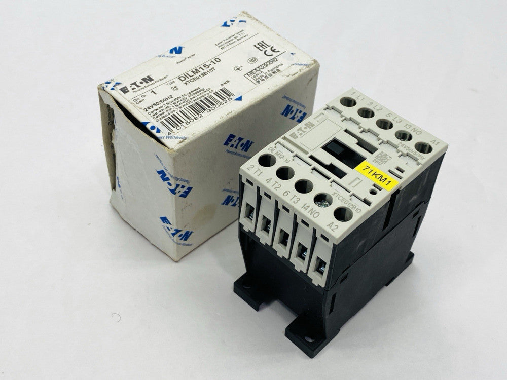Eaton DILM15-10 XT IEC Contactor 15A 600VAC 3-Pole XTCE015B10T