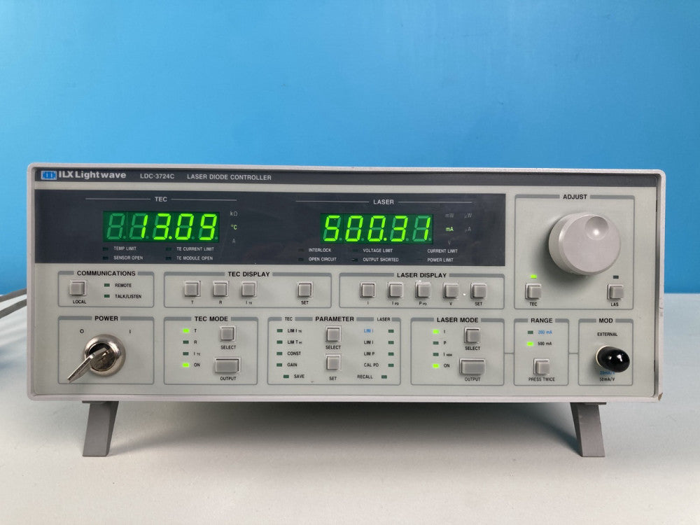 ILX Lightwave LDC-3724C (Newport) Laser Diode Controller. 500mA current, 32W TEC