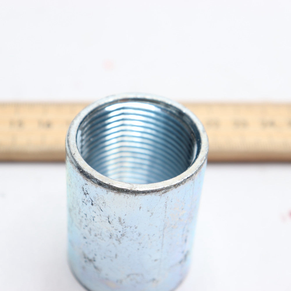 Full Coupling Zinc 1" NPT 
