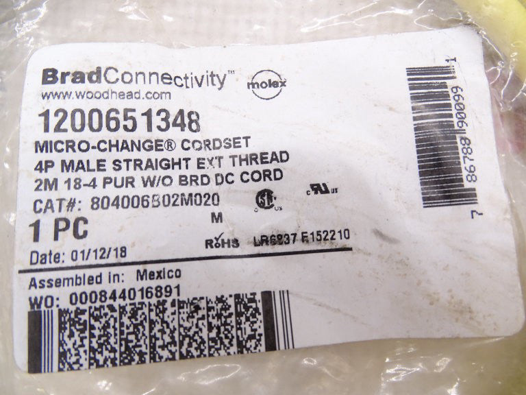 MOLEX 804006B02M020 CABLE