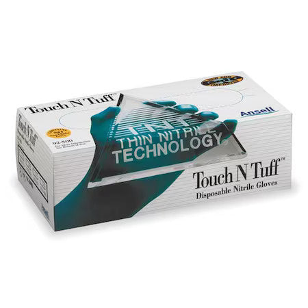 Ansell 92-500 Touchntuff 92-500, Disposable Gloves, 5.00 To 5.99 Mil Palm,