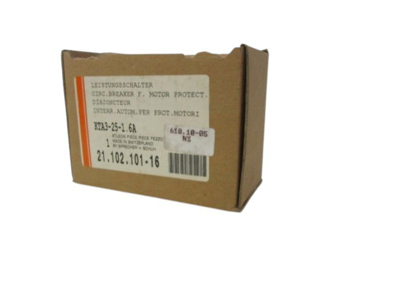 SPRECHNER+SCHUH KTA3-25-1.6A 1.0-1.6A NSMP