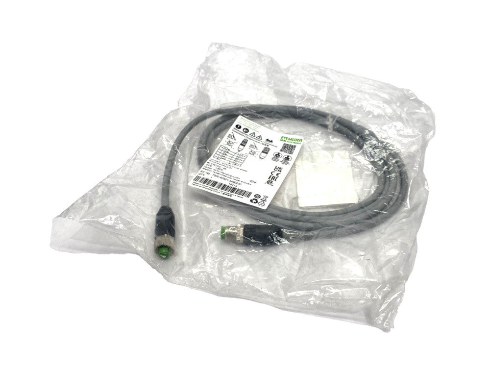 Murr Elektronik 7000-40521-3490200 Cordset M12 Male To Female 5-Pin 2m