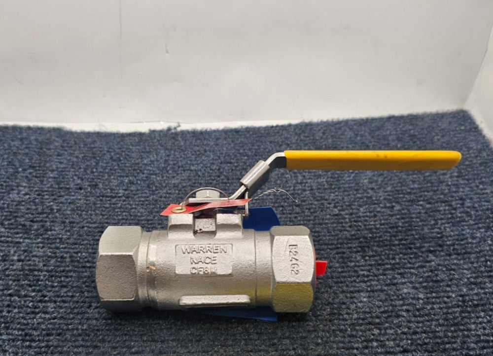 Warren B2462: NACE 1/2 CF8M: Class 2500/Peek 6000PSIG WOG Ball Valve