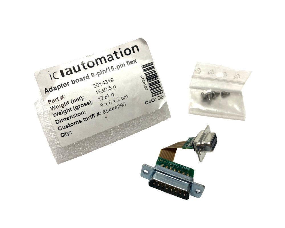 ic Automation 2014319 Adapter Board 9-Pin/15-Pin Flex ica61_L26R0