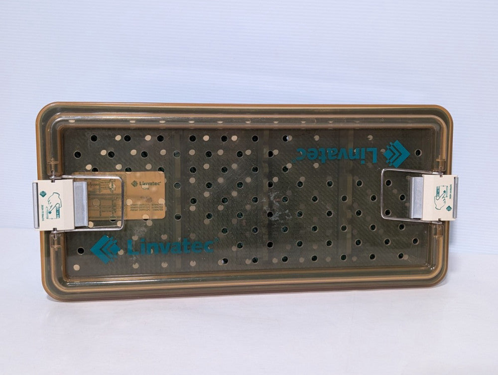 Linvatec C3108 Medical Storage Sterilization Tray Case for Scopes, Trocar, Tools
