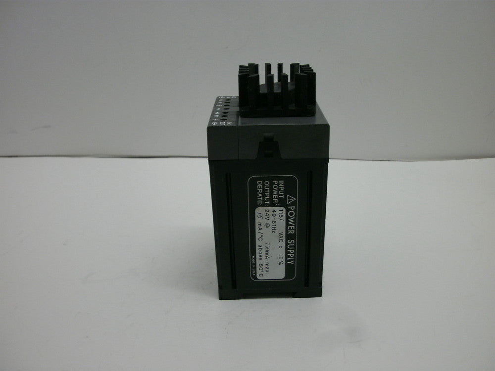 OMEGA ENGINEERING DRN-PS-750 POWER SUPPLY 115VAC WATTS 10W 49-61Hz 24V AT 750mA