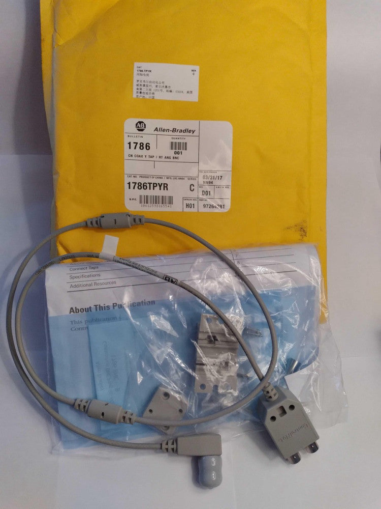 NEW Allen-Bradley 1786TPYR SER.C ControlNet Coaxial Cable Y Tap 