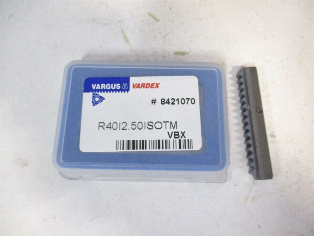 Vardex (8421070) R40I2.50ISOTM VBX Indexable Thread Mill Insert 
