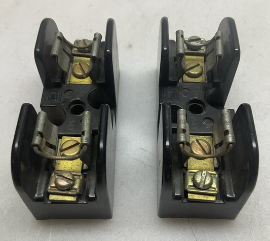 2 Pack Square D 9080 PF-1 Fuse Block Holder 30 Amp 250 Volt Class