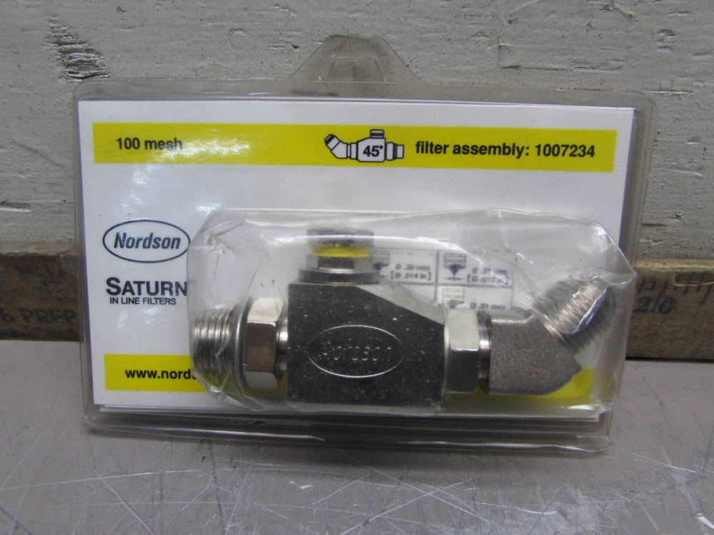 NEW! Nordson 1007234 , Saturn 45 Deg. Filter, 100 MESH, MAKE OFFER!