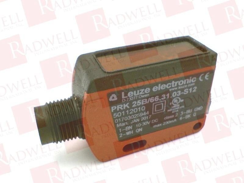 LEUZE PRK25B/66.31.03-S12 / PRK25B663103S12 (NEW IN BOX)