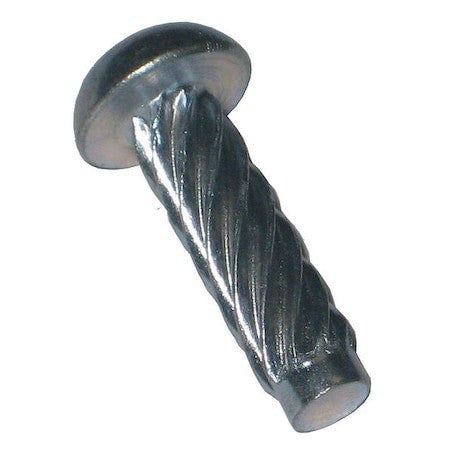 Zoro Select Ds-0403-100 U-Drive Screw, #4 Thread Size, Round, Zinc Plated