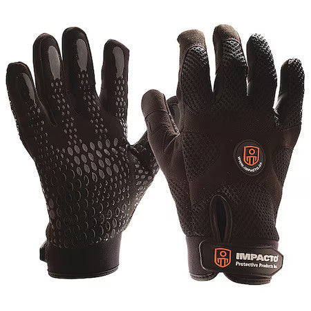 Impacto Bg408l Anti-Vibration Gloves,L,Black,Pr