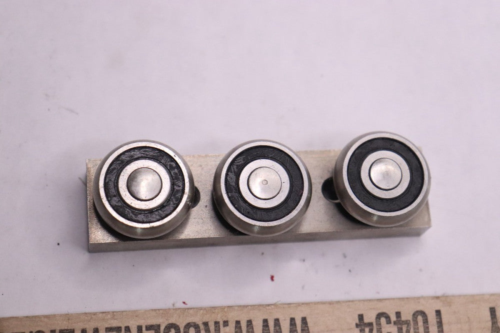 Rollon Cam Guided U-Shaped Carriage Rail Stainless Steel 30mm Dia. x 88mm Length
